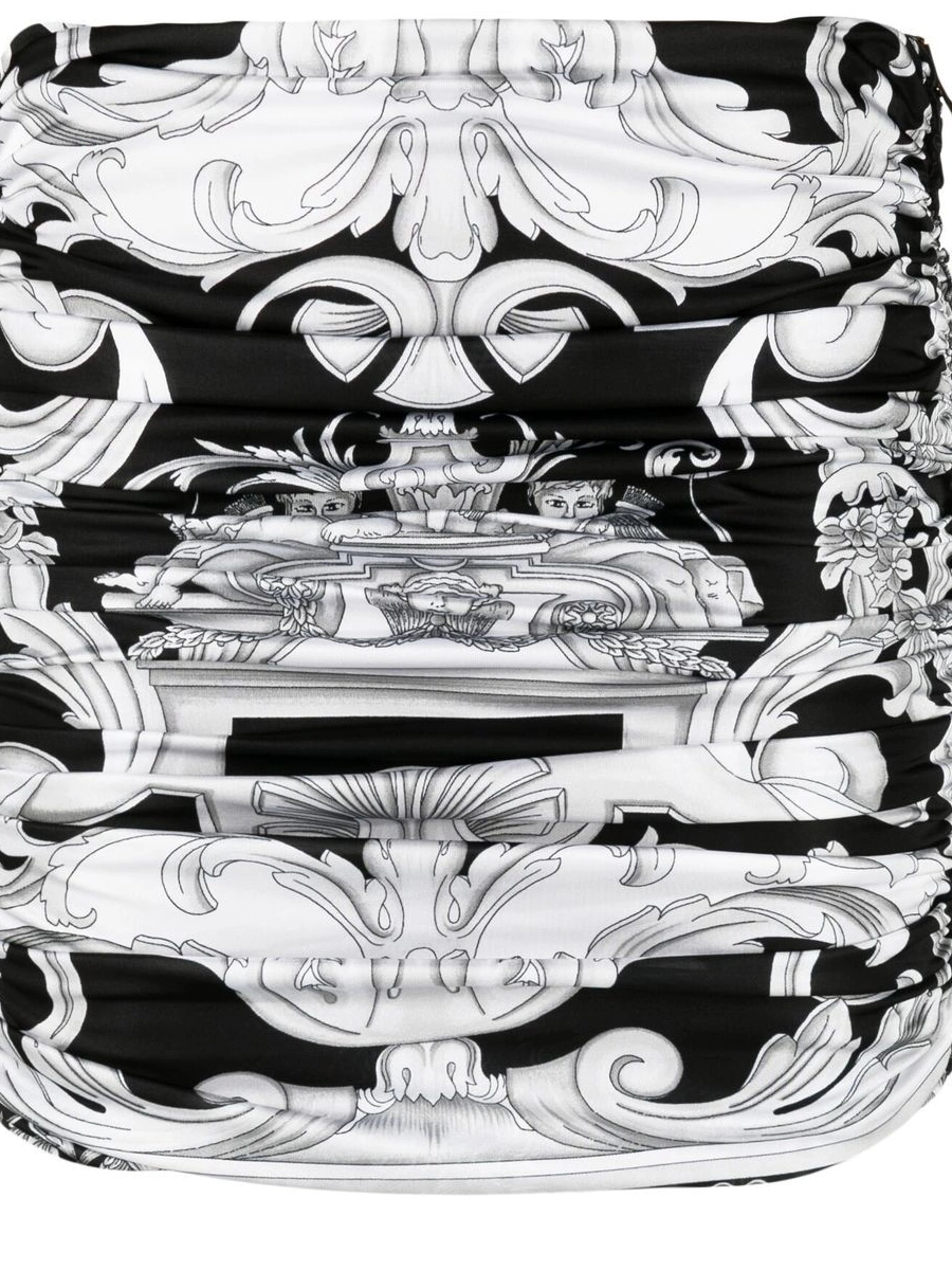 Affordable Versace Baroque-print skirt Women mini 0707